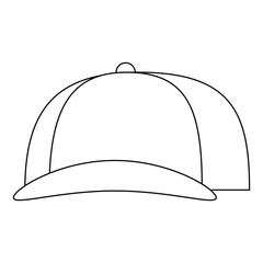 sport cap isolated icon vector illustration design