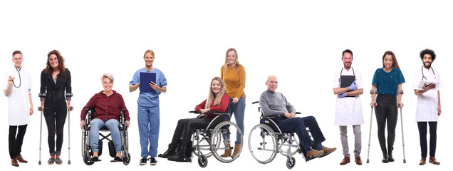 Group of health care people