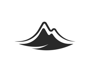 Fototapeta na wymiar Mountain icon Logo Business Template