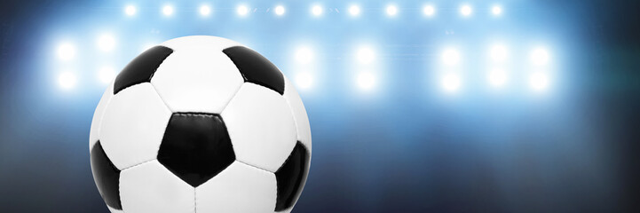 Ball auf dem Fussballplatz