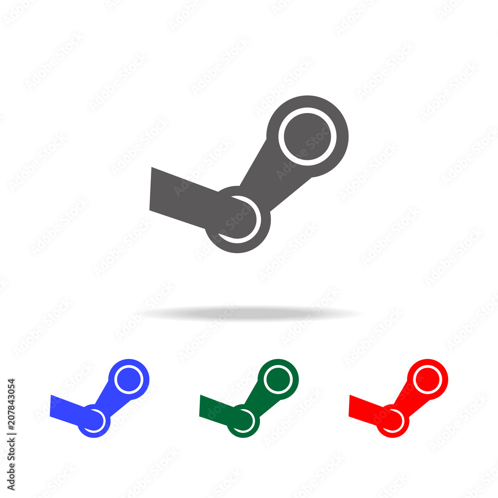 Poster logo sign icon. elements of game life in multi colored icons. premium quality graphic design icon. s