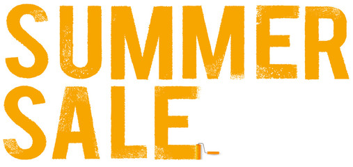 Summer Sale Typography - Paint Texture