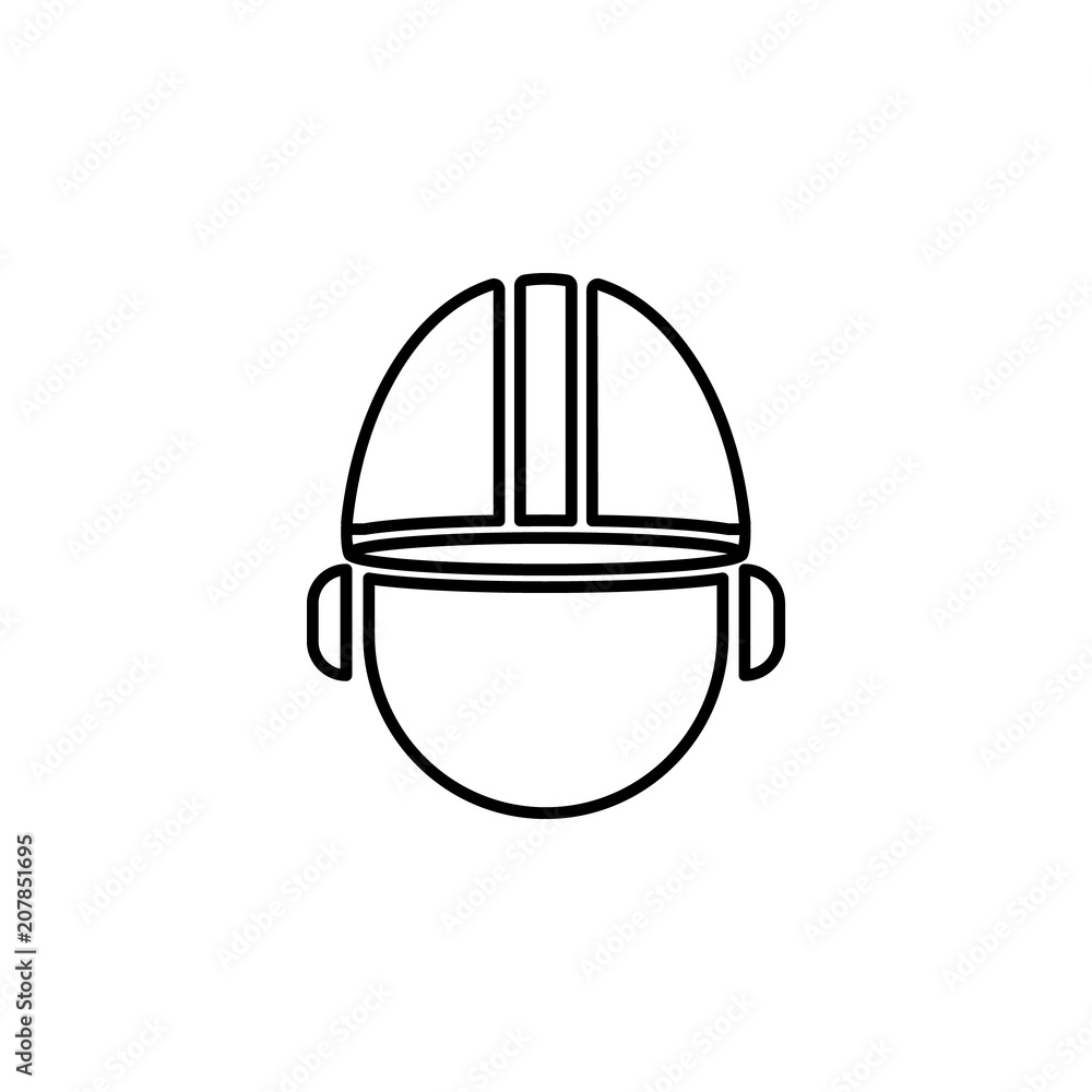 Poster working outline icon. element of logistic icon for mobile concept and web apps. thin line working ou