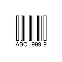 bar code outline icon. Element of logistic icon for mobile concept and web apps. Thin line bar code outline icon can be used for web and mobile