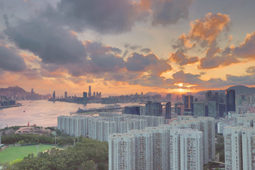 at lam tin view of the hong kong