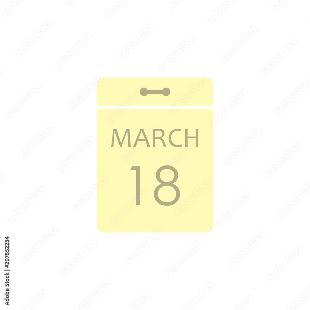 Poster the calendar icon. element of web icon for mobile concept and web apps. colored isolated the calenda