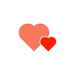 hearts icon. Element of web icon for mobile concept and web apps. Colored isolated hearts icon can be used for web and mobile. Premium icon