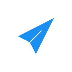 paper airplane icon. Element of web icon for mobile concept and web apps. Colored isolated paper airplane icon can be used for web and mobile. Premium icon