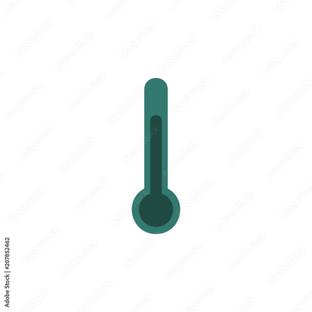 Poster thermometer icon. element of web icon for mobile concept and web apps. colored isolated thermometer 