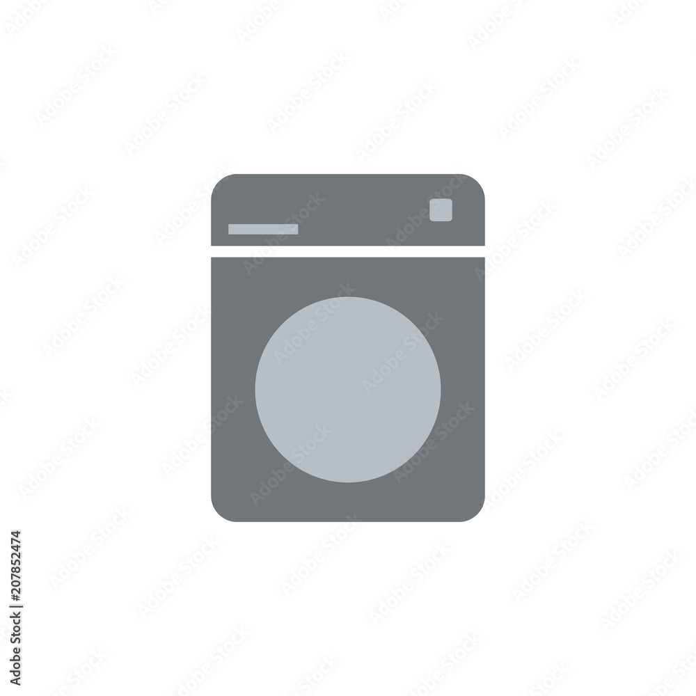 Poster washing machine icon. element of web icon for mobile concept and web apps. colored isolated washing 