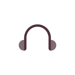 headphones icon. Element of web icon for mobile concept and web apps. Colored isolated headphones icon can be used for web and mobile. Premium icon