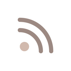 signal sign icon. Element of web icon for mobile concept and web apps. Colored isolated signal sign icon can be used for web and mobile. Premium icon