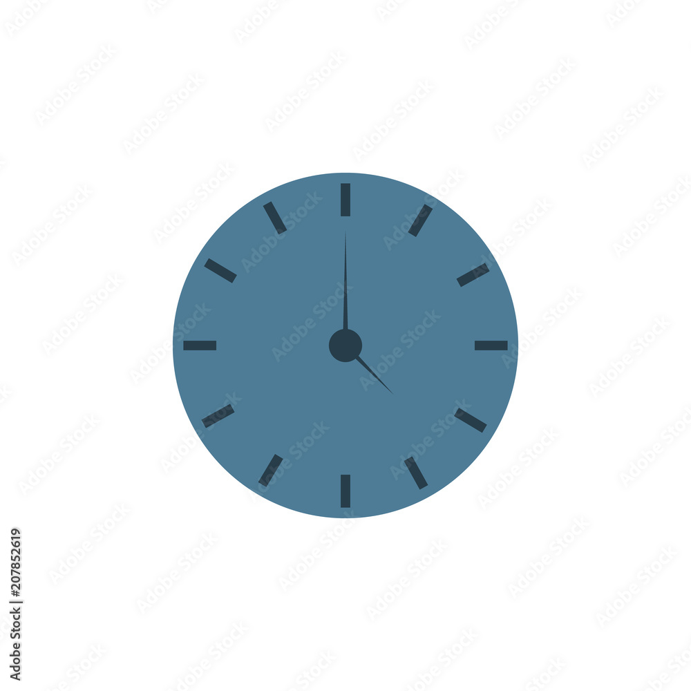 Poster clock icon. element of web icon for mobile concept and web apps. colored isolated clock icon can be 