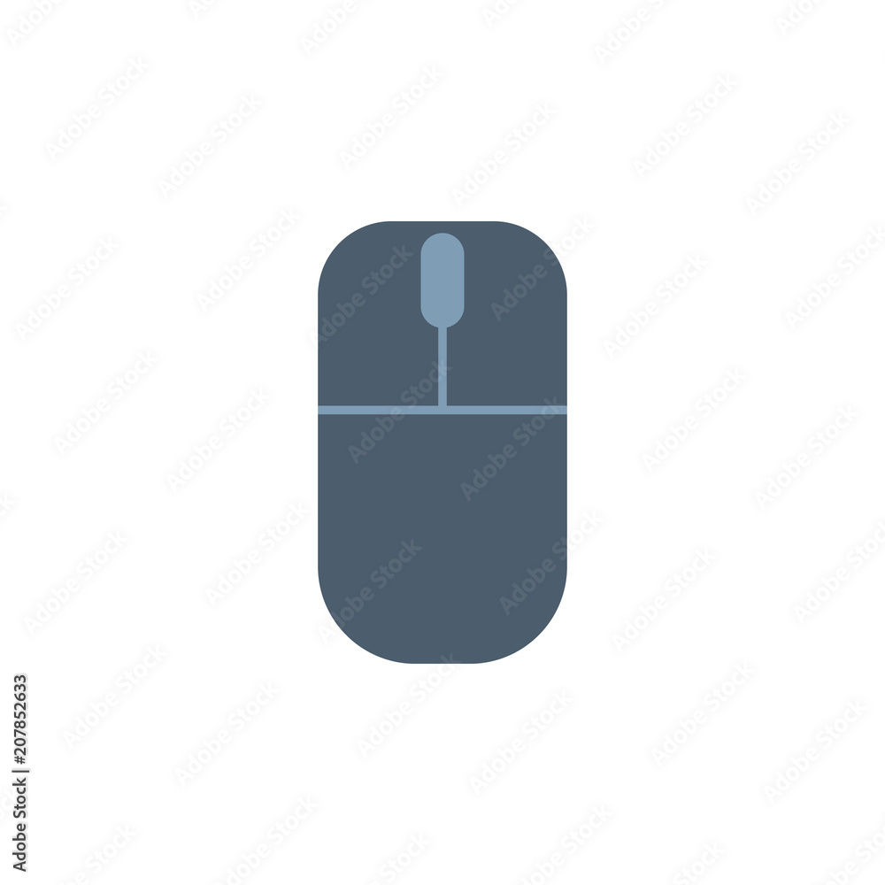 Aufkleber computer mouse icon. element of web icon for mobile concept and web apps. colored isolated computer 