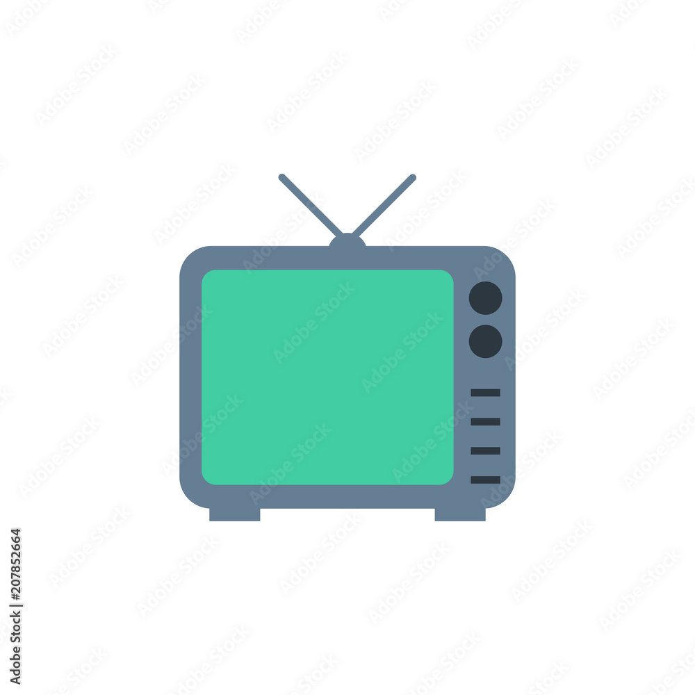 Poster tv icon. element of web icon for mobile concept and web apps. colored isolated tv icon can be used f