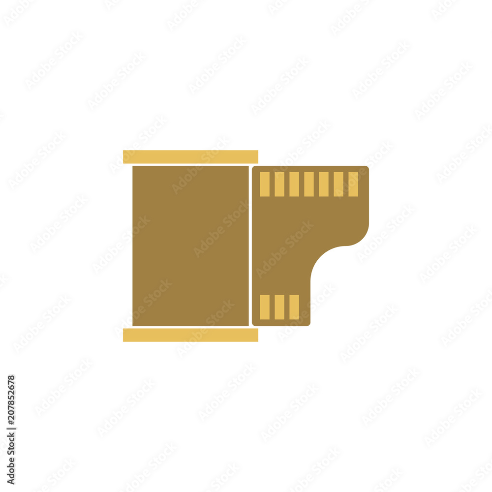 Aufkleber camera roll icon. element of web icon for mobile concept and web apps. colored isolated camera roll 
