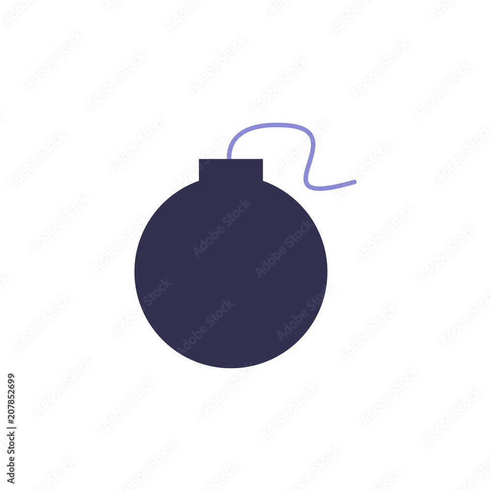 Poster bomb icon. element of web icon for mobile concept and web apps. colored isolated bomb icon can be us
