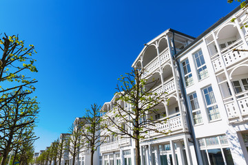 Fototapeta premium typical resort architecture in Binz, Ruegen