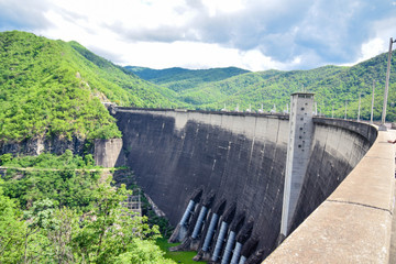 Electric power plant, bhumibol dam in Tak province, Thailand