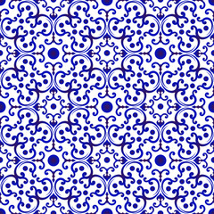 chinese pattern blue and white