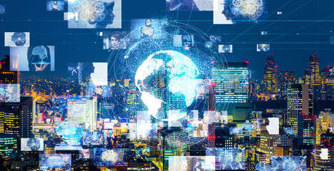 AI(Artificial Intelligence) concept. Image recognition.