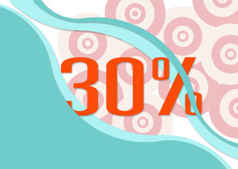 Sale banner template design - Sale colorful tag design - illustration