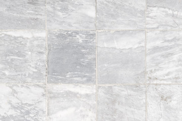 Naklejka premium White stone floor tile background seamless