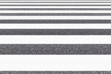 Fototapeta premium Close - up Zebra crossing pattern on city road