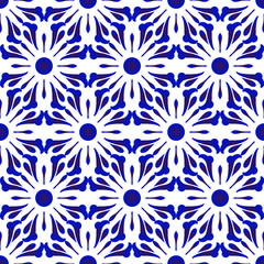 indigo pattern vector