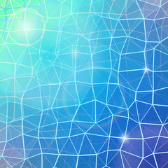 Abstract polygonal colorful vector background