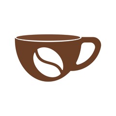 coffee logo. cafe icon. hot drink symbol. vector eps 08.