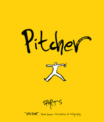 스포츠 포스터 / 손으로 그린 스포츠 그림