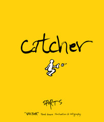 스포츠 포스터 / 손으로 그린 스포츠 그림