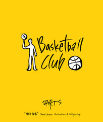 스포츠 포스터 / 손으로 그린 스포츠 그림