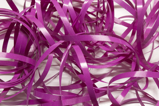 Purple Ribbons Background