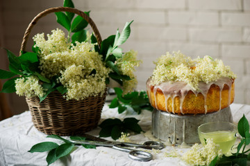 Elderflower and Orange Bundt Cake.