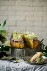 Elderflower and Orange Bundt Cake.