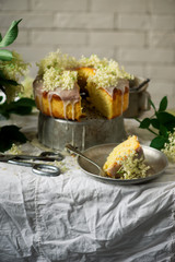 Elderflower and Orange Bundt Cake.