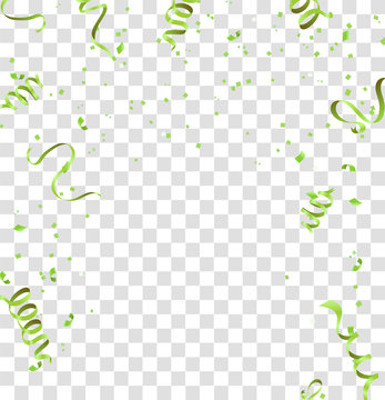 Green Confetti Celebration