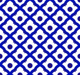 ceramic Thai pattern vector