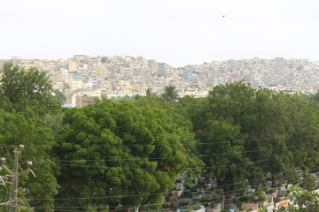 graveyard view hill view