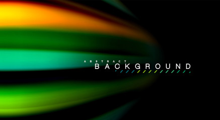 Blur color wave lines abstract background