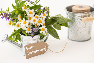 Grusskarte Gute Besserung