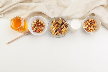 Bowl of healthy muesli