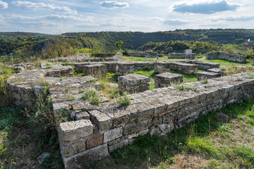 Fototapeta na wymiar ruins of a medieval castle Cherven, Bulgaria