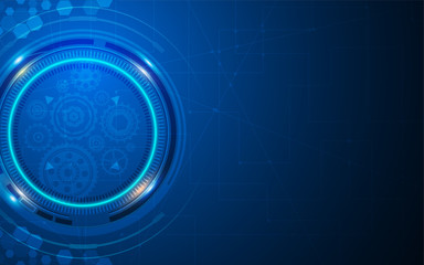 digital tech template background