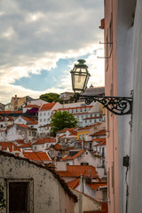 Lisbon, Portugal cityscape at the Alfama District.