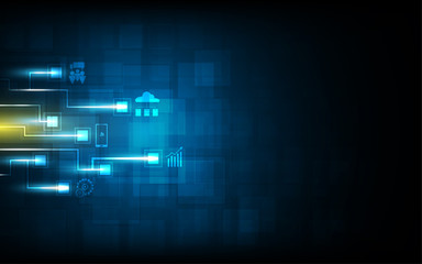 circuit pattern digital crypto currency innovative concept background