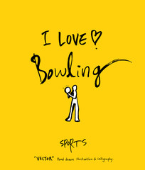 스포츠 포스터 / 손으로 그린 스포츠 그림