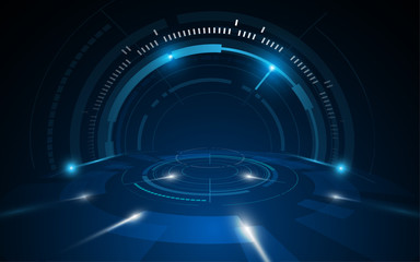 abstract technology digital innovative concept background